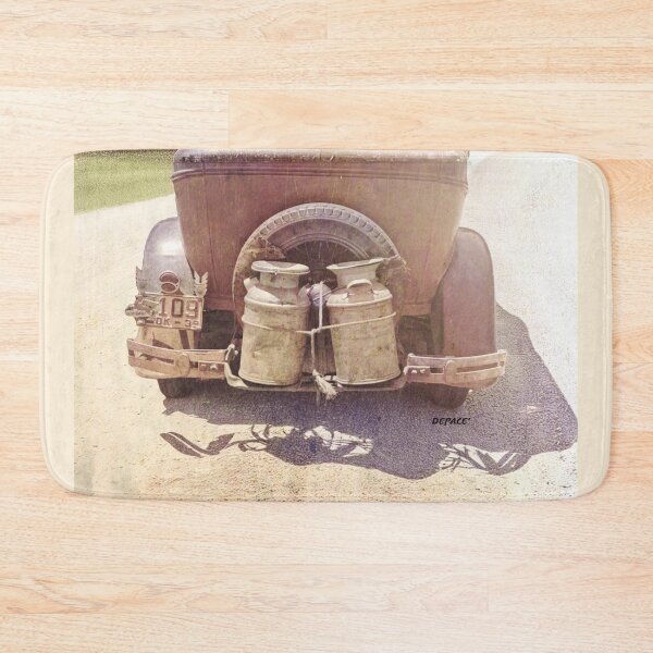 Item preview, 1930s Car with Milk Cans on a Country Road - dePace' designed and sold by mrpropcake.
