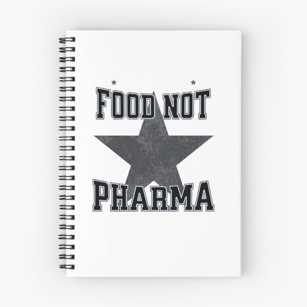 Item preview, Food Not Pharma designed and sold by EveCharmDesigns.