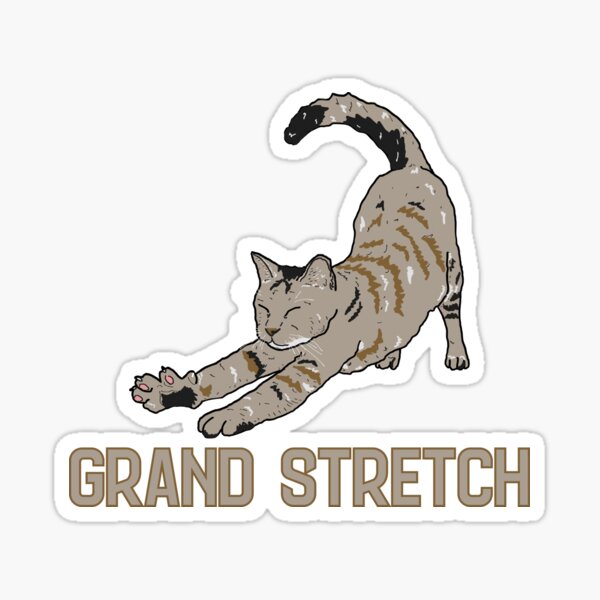 Item preview, Grand Stretch Cat designed and sold by Melty Shirts.