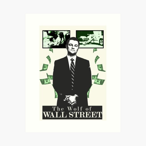 Item preview, The Wolf of Wall Street movie poster designed and sold by MaguireVisuals.