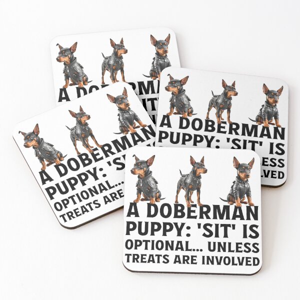 Item preview, Owner of cute pet puppy Doberman dog. designed and sold by Drone-tees.