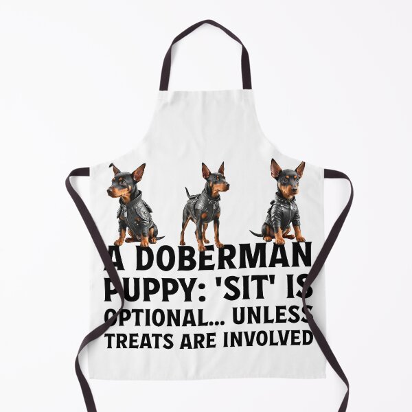 Item preview, Owner of cute pet puppy Doberman dog. designed and sold by Drone-tees.