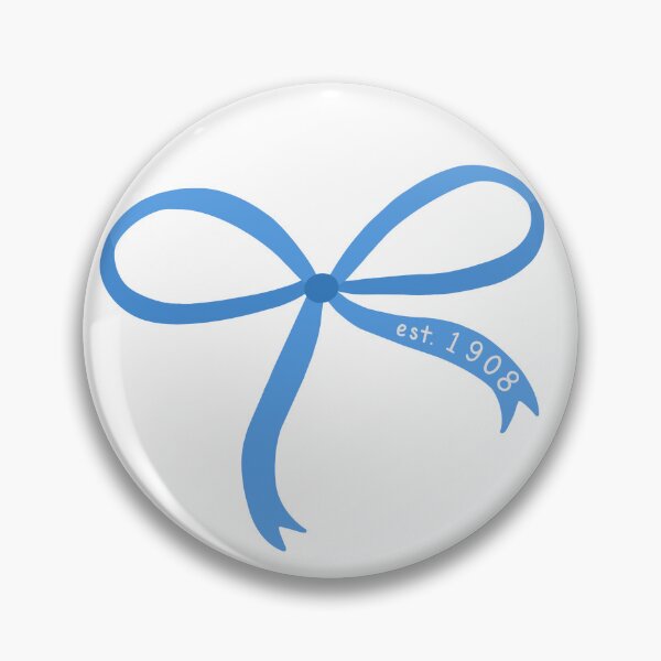 Item preview, 1908 bow (blue) designed and sold by Camille Albers.