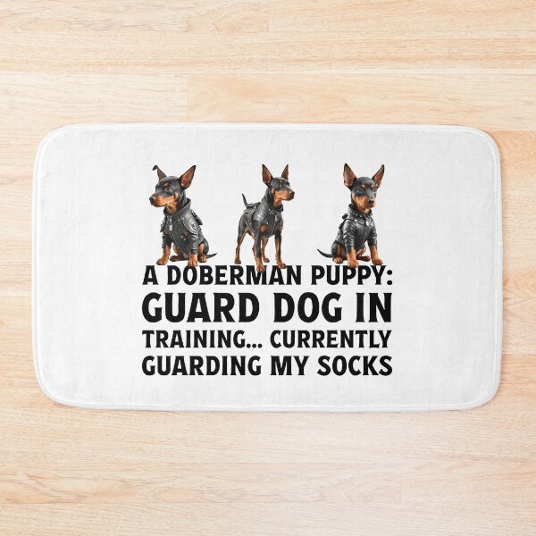 Item preview, Owner of cute pet puppy Doberman dog. designed and sold by Drone-tees.