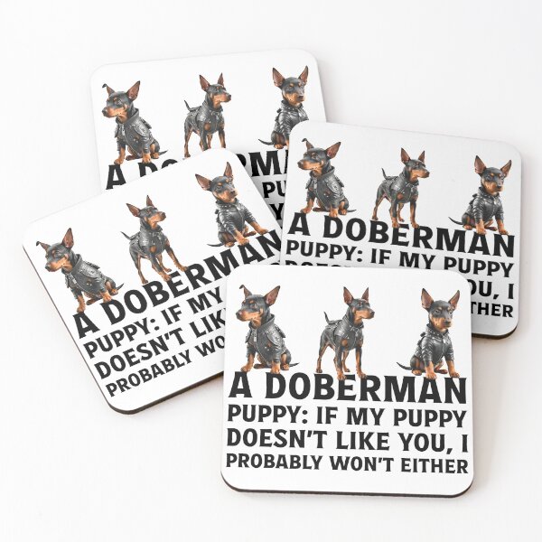 Item preview, Owner of cute pet puppy Doberman dog. designed and sold by Drone-tees.