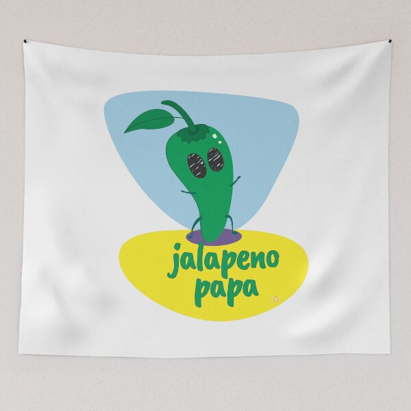 Item preview, Jalapeno Papa Popper Pepper Funny Food Pun designed and sold by MoePark.