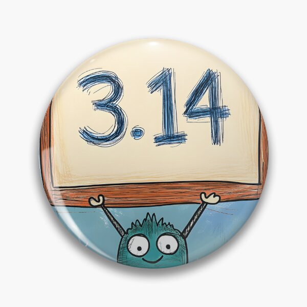 Item preview, Pi Day Logic – Because 3.14 is Greater Than Just a Slice of Fun Digital AI Generated Art designed and sold by FUNqoosh.