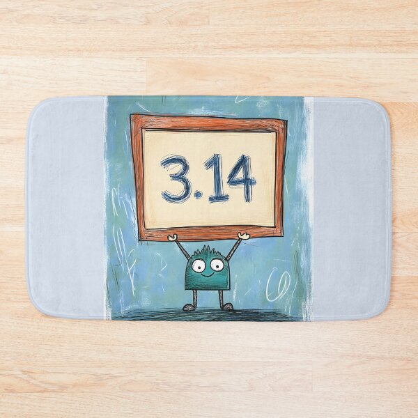 Item preview, Pi Day Logic – Because 3.14 is Greater Than Just a Slice of Fun Digital AI Generated Art designed and sold by FUNqoosh.