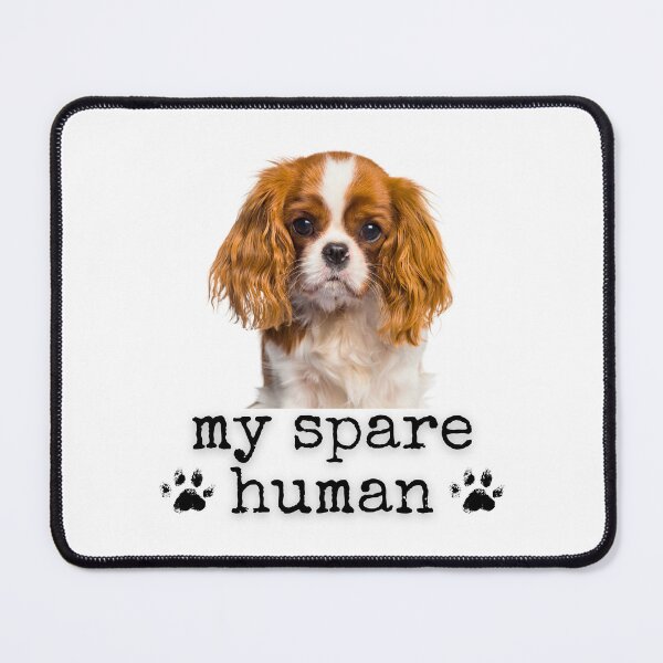 Item preview, Funny Cavalier King Charles Spaniel – "My Spare Human" Dog Lover Design designed and sold by Fredster1966.