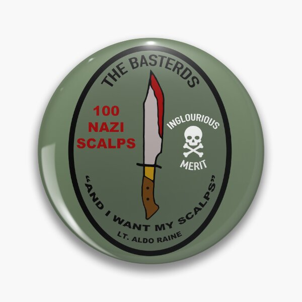 Item preview, THE BASTERDS MERIT BADGE  designed and sold by Captain Jack's Pirate Hats.