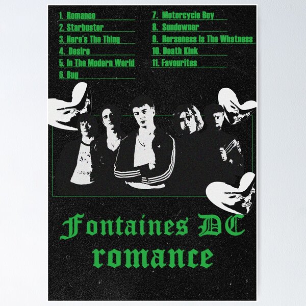Item preview, Fontaines DC Poster designed and sold by MaguireVisuals.