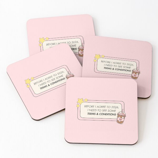 Item preview, 2026 Needs Some Terms & Conditions (Pink Background) designed and sold by ZaibsDesigns.