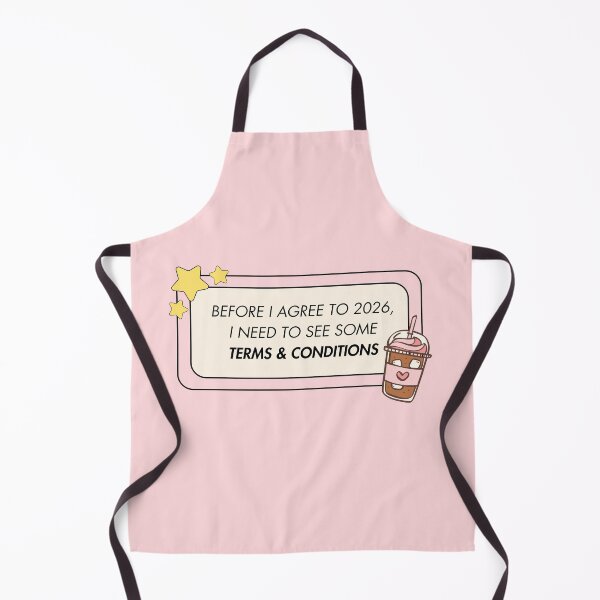 Item preview, 2026 Needs Some Terms & Conditions (Pink Background) designed and sold by ZaibsDesigns.