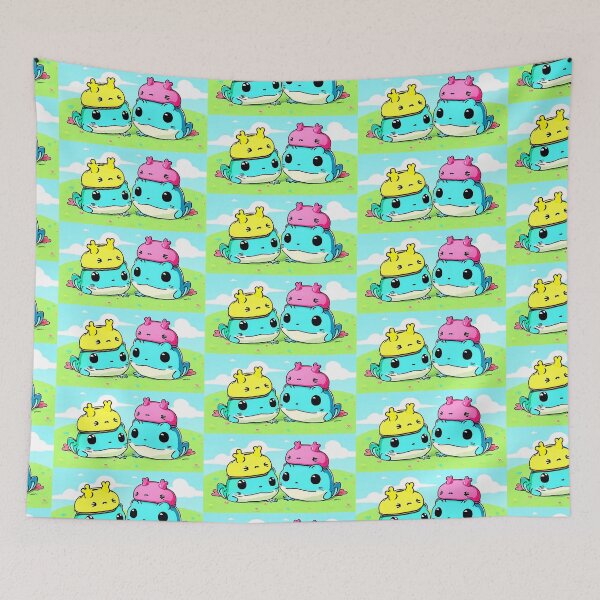 Item preview, Mr. Frog and Ms. Frog Art - Sticker designed and sold by Earth Nature Creations.
