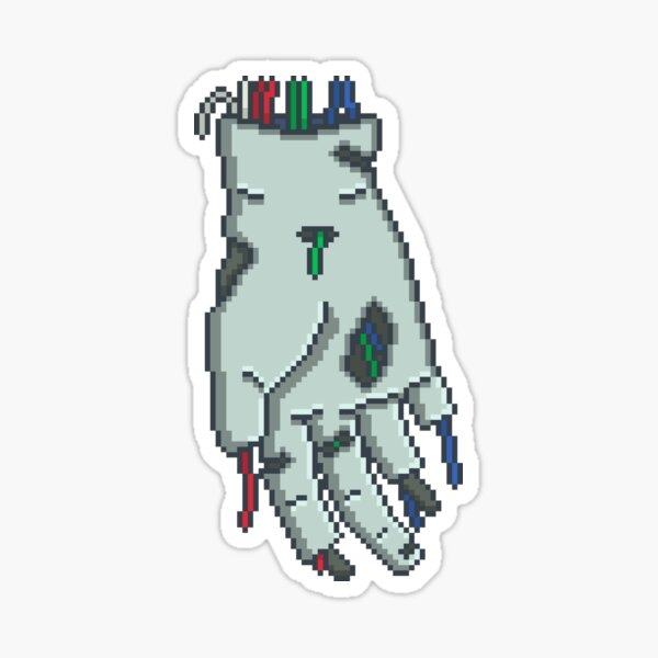 Item preview, I Just Need A Hand - Retro Pixel Art designed and sold by sainguinpixels.