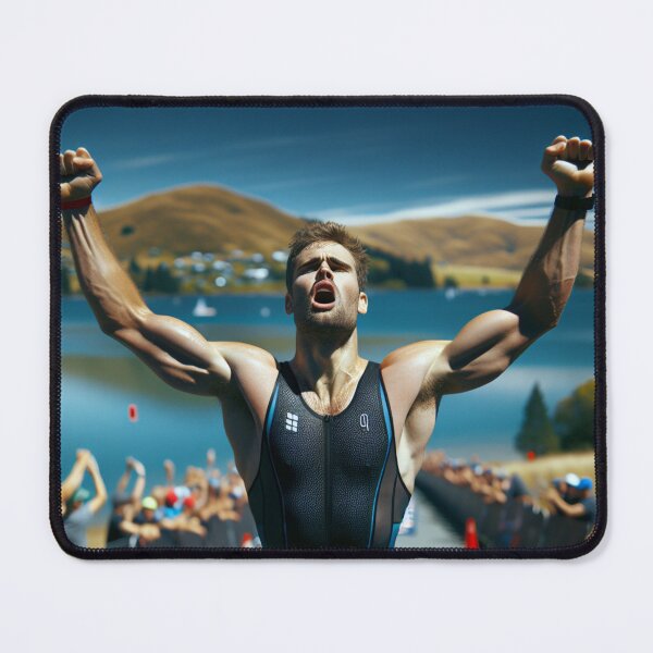 Item preview, Triathlon Champion – First Place Victory Design designed and sold by Triathlongram.