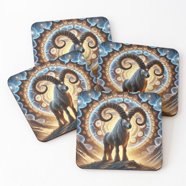 Item preview, Mystical Magical Mandala Horned Horse designed and sold by Fantasy Horseys.