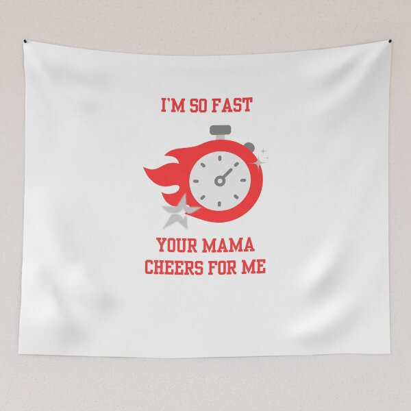 Item preview, I'm So Fast Your Mama Cheers for Me – Runner & Swimmer designed and sold by amandaline.