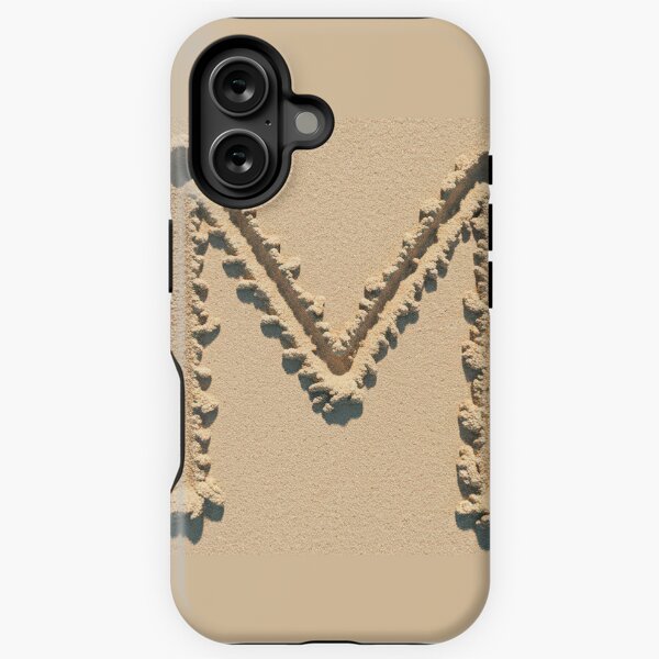 SAND LETTER M iPhone Tough Case