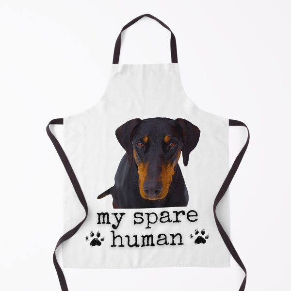 Item preview, Funny Doberman Pinscher – "My Spare Human" Dog Lover Design designed and sold by Fredster1966.