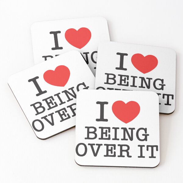 Item preview, I Love Being Over It | Embracing the Chill Vibes | Sarcastic & Sassy Attitude designed and sold by PaintedPixels01.