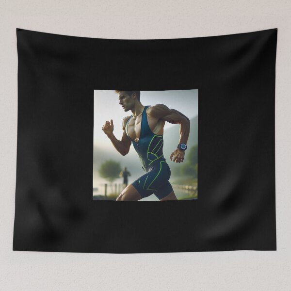 Item preview, Triathlon Training – Focused & Determined Runner designed and sold by Triathlongram.