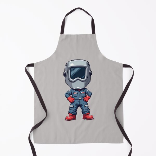 Item preview, Bobble Head Welder Cartoon designed and sold by IronInkClothing.