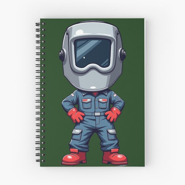 Item preview, Bobble Head Welder Cartoon designed and sold by IronInkClothing.