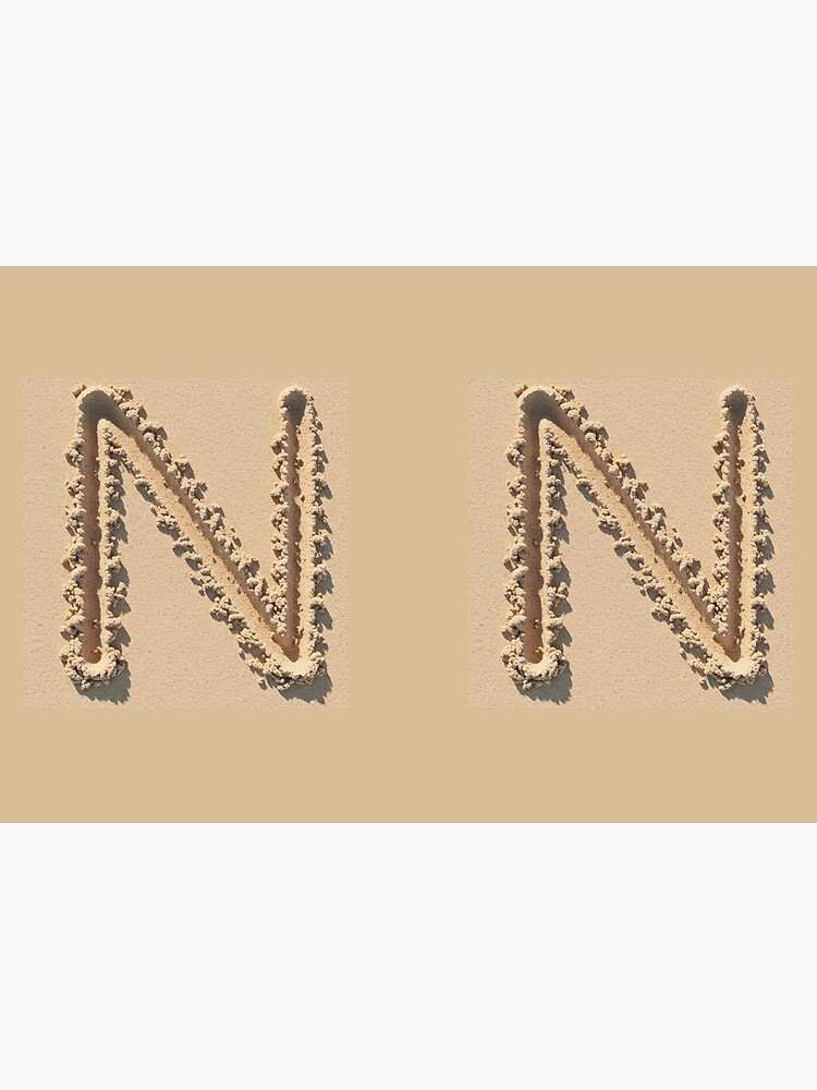 Thumbnail 3 of 3, Journal, SAND LETTER N designed and sold by Art-type.