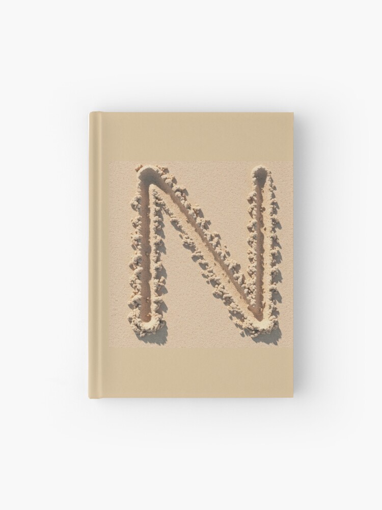 Thumbnail 1 of 3, Journal, SAND LETTER N designed and sold by Art-type.