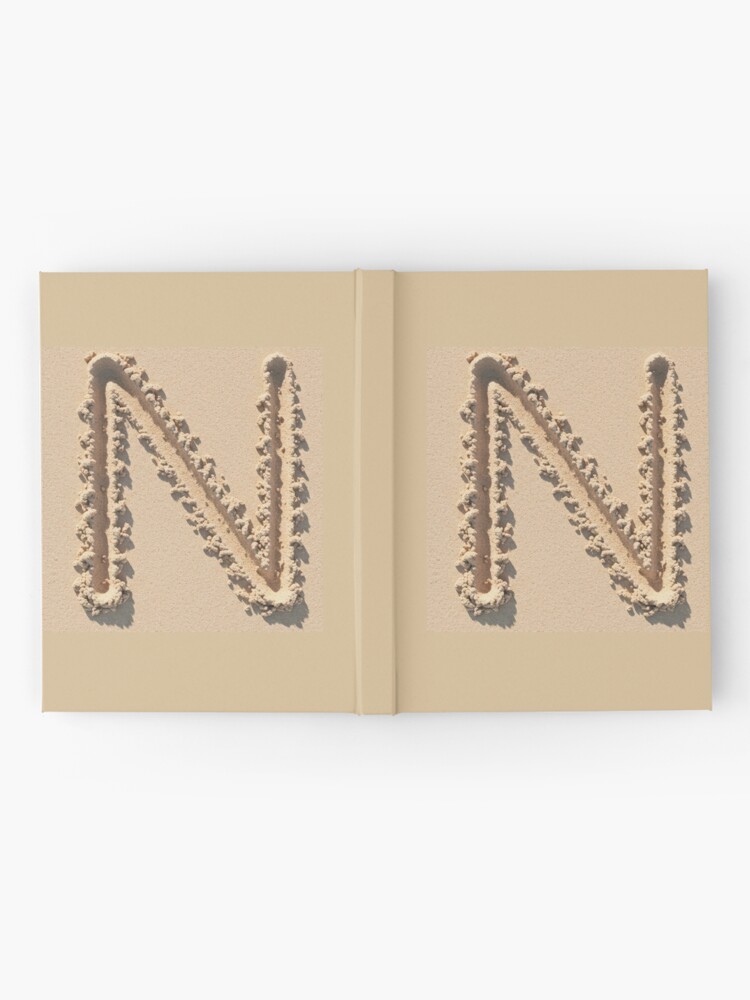 Thumbnail 2 of 3, Journal, SAND LETTER N designed and sold by Art-type.