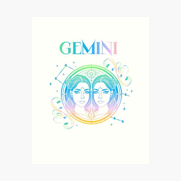 Item preview, Gemini Zodiac Sign  designed and sold by pikeprints.