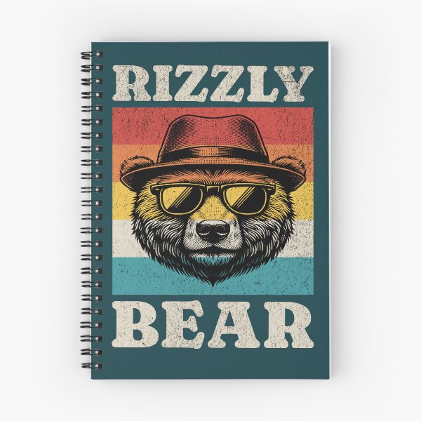 Item preview, Grizzly Rizzly Bear Retro Animal designed and sold by NosandEdgy.