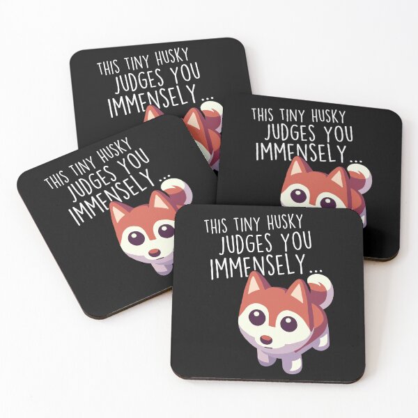 Item preview, Tiny Red Husky Dog Judges designed and sold by Clara Hollins.