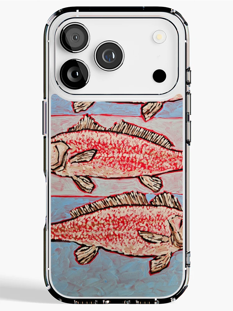 Thumbnail 1 of 5, iPhone Case, Redfish designed and sold by RudyYoder.