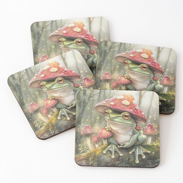 Item preview, Frog & Fungi Fantasy designed and sold by SporeandCanvas.