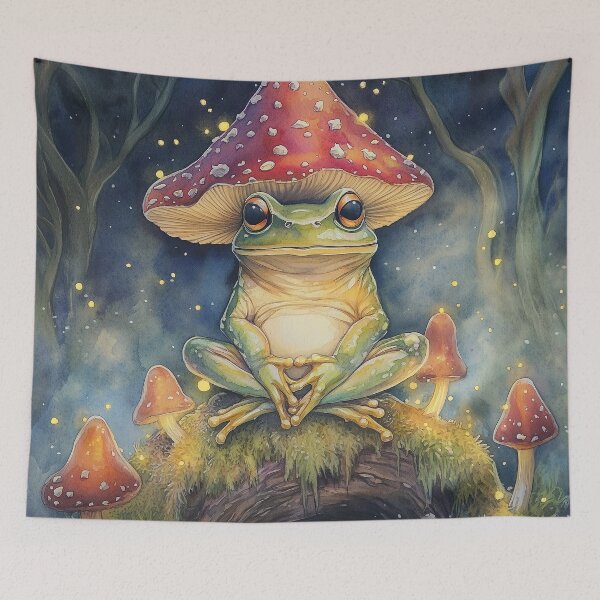 Item preview, Frog Fairy Tale Art designed and sold by SporeandCanvas.