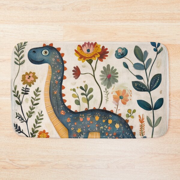 Item preview, Floral Dinosaur in Nature designed and sold by WinfinityStudio.