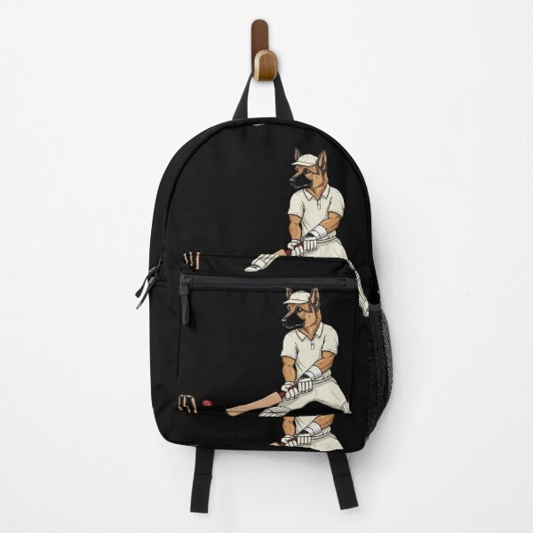 Item preview, "Canine Cricketer in Action" designed and sold by Wiredart.