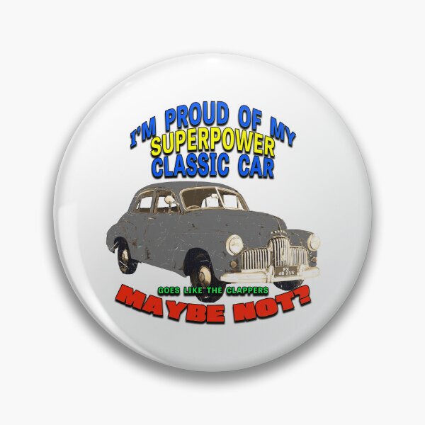 Item preview, Funny Classic Car Design – Vintage Grey Holden FX – Retro Car Lover Gift designed and sold by Michael van der Hoorn.
