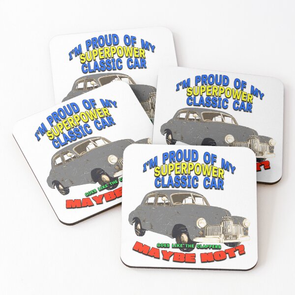 Item preview, Funny Classic Car Design – Vintage Grey Holden FX – Retro Car Lover Gift designed and sold by Michael van der Hoorn.