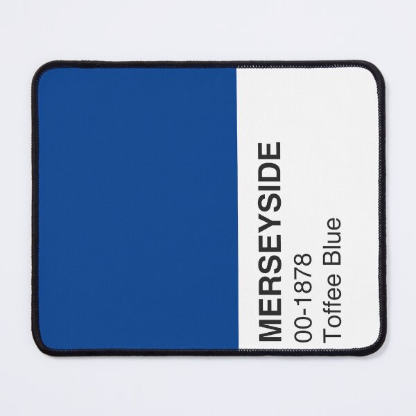 Item preview, Merseyside Toffee Blue Colour Swatch - Full Width designed and sold by The Colourful Game.