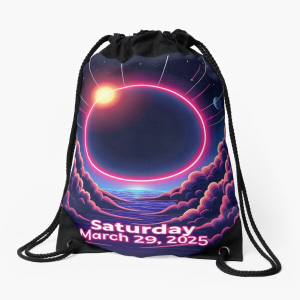 Item preview, Saturday March 29, 2025 | Solar Eclipse Event | Rare Astronomical Phenomenon designed and sold by PaintedPixels01.