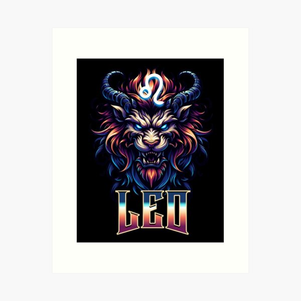 Item preview, Leo Zodiac Sign  designed and sold by pikeprints.