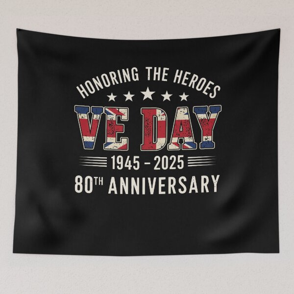Item preview, VE Day 2025 Flag 80th anniversary 2025 V-E Day 80th designed and sold by varioarts.