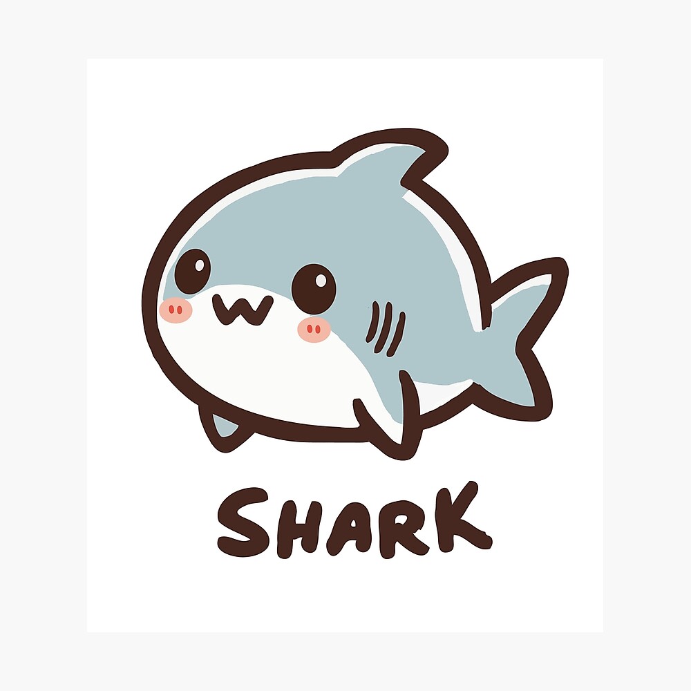 Cute Shark Poster