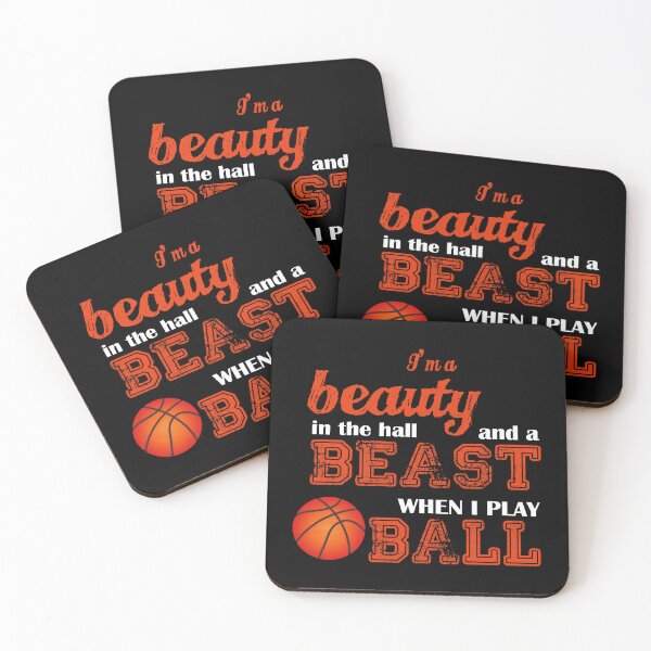 Item preview, Basketball   Im A Beauty In The Hall And A Beast When I Play Ball designed and sold by Masonixem.