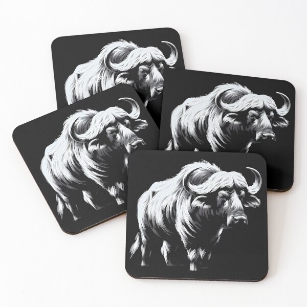 Item preview, Indomitable Spirit – The Buffalo in Black and White designed and sold by VaryVibe.