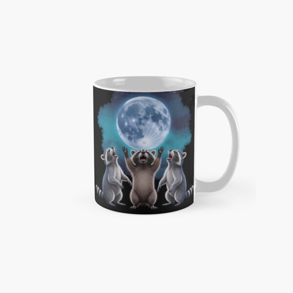 Item preview, Raccoons Howling at the Moon  designed and sold by VenomousLJ.