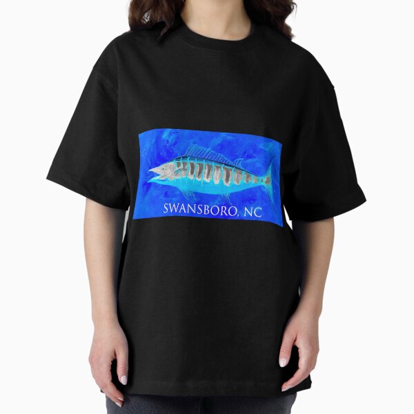 Vista previa del artículo con la obra «Salty Wahoo Swansboro», diseñado y vendido por barryknauff.